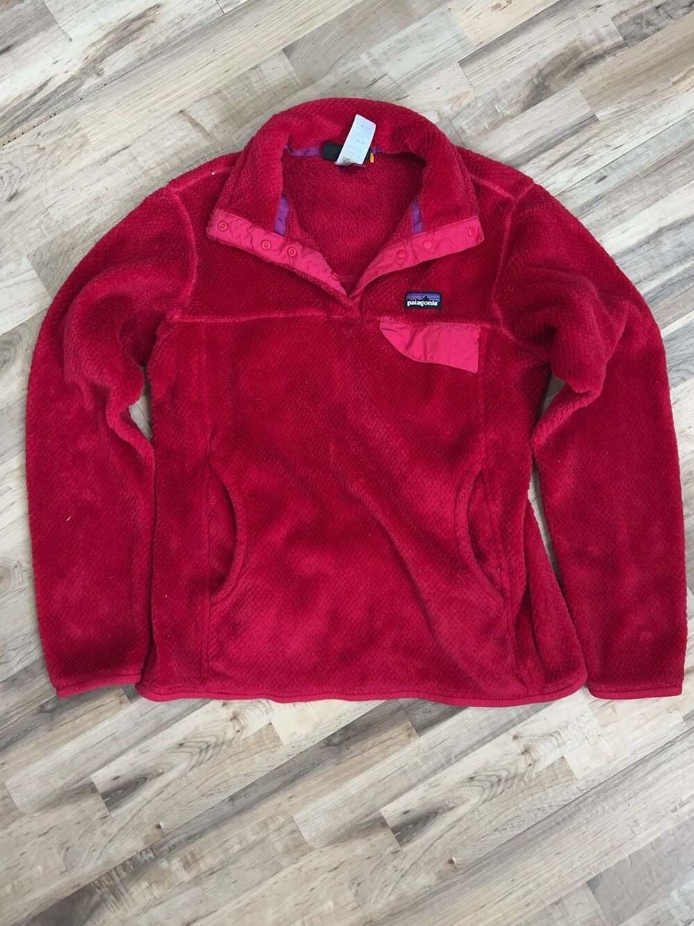 Patagonia Women's Snap-T Pullover Fleece Red Size S